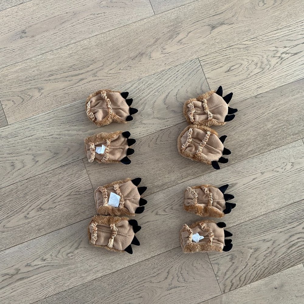 Furry animal paws (costume)